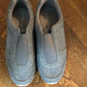 Zara slip on gray sneakers